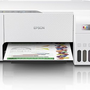 Epson Inkjet Printer, White, Compact, L3256
